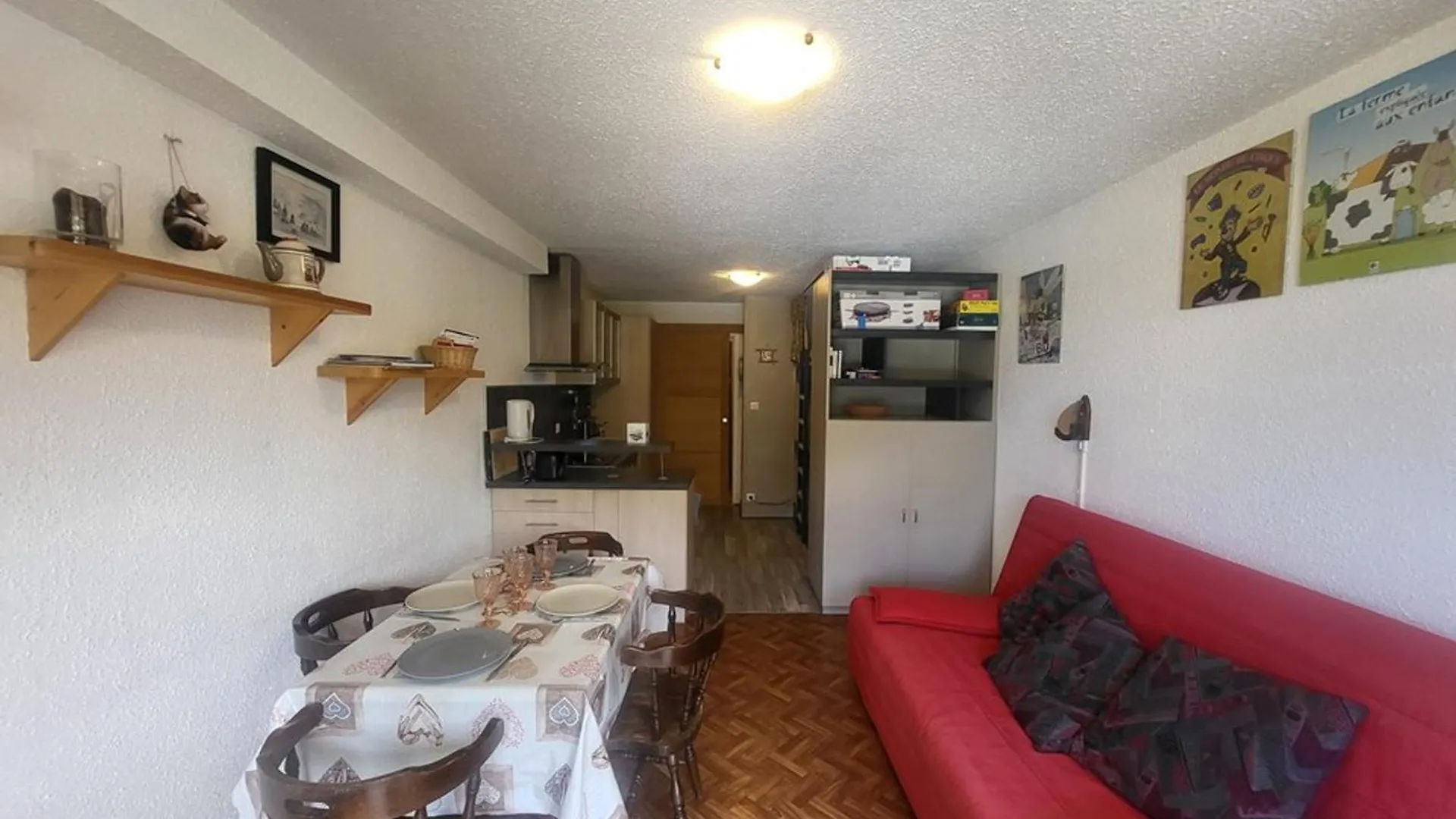 Apartment Studio Ensoleille Avec Balcon Au Centre De Montgenevre, Proche Commodites Et Pistes - Fr-1-266-128 France