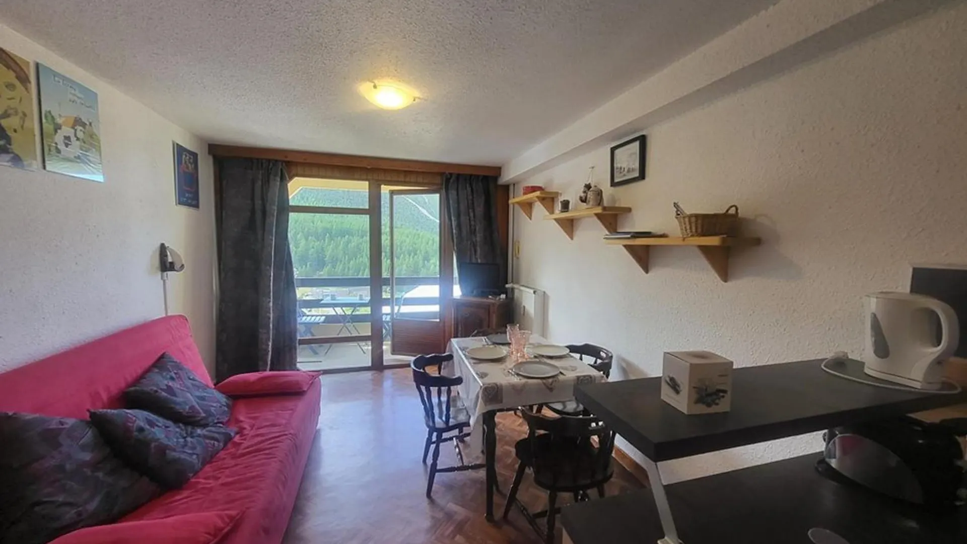 Studio Ensoleille Avec Balcon Au Centre De Montgenevre, Proche Commodites Et Pistes - Fr-1-266-128 Apartment Montgenevre